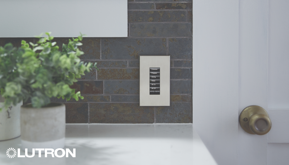 Kitchen Lighting Control - Sivoia QS Keypad